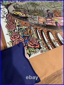 FOIL Dead And Company UNCUT DIPTYCH Poster Gillete Foxboro Citi Field NY 2019 AP