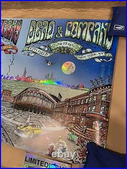 FOIL Dead And Company UNCUT DIPTYCH Poster Gillete Foxboro Citi Field NY 2019 AP