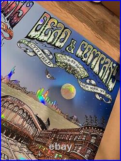 FOIL Dead And Company UNCUT DIPTYCH Poster Gillete Foxboro Citi Field NY 2019 AP