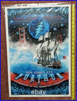 FURTHER SF Poster NYE 2009 #263/750 Phil Lesh Bob Weir Bill Graham Auditorium