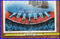 FURTHER SF Poster NYE 2009 #263/750 Phil Lesh Bob Weir Bill Graham Auditorium