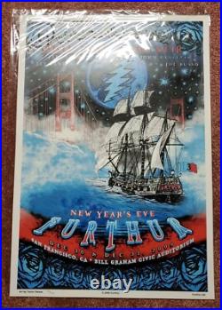 FURTHER SF Poster NYE 2009 #263/750 Phil Lesh Bob Weir Bill Graham Auditorium