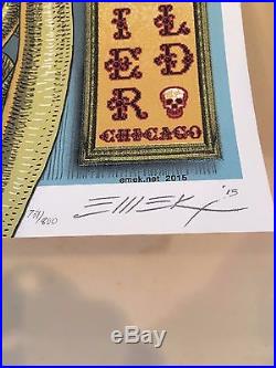 Fare Thee Well 2015 Tour Grateful Dead Original Signed EMEK Poster