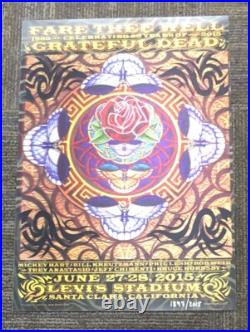 Fare Thee Well 3D Grateful Dead Poster Santa Clara, Levis Mitchell Everett print