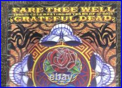 Fare Thee Well 3D Grateful Dead Poster Santa Clara, Levis Mitchell Everett print