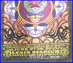 Fare Thee Well 3D Grateful Dead Poster Santa Clara, Levis Mitchell Everett print