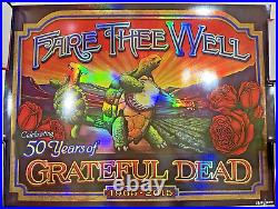 Fare Thee Well Grateful Dead 1ST ED TERRAPIN Poster Psychedelic Colors -Numbered