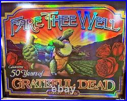 Fare Thee Well Grateful Dead 1ST ED TERRAPIN Poster Psychedelic Colors -Numbered