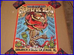 Fare Thee Well Grateful Dead Chicago Munk One Poster Set VIP Artist Edition