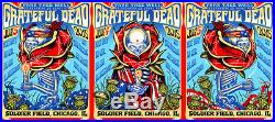 Fare Thee Well Grateful Dead Chicago VIP Munk One Collector's Set Posters