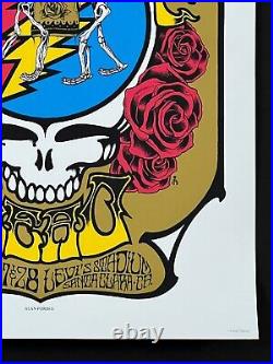 Fare Thee Well Grateful Dead Original Concert Poster Bay Area Alan Forbes Skull