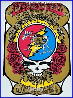 Fare Thee Well Grateful Dead Original Concert Poster Bay Area Alan Forbes Skull