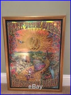 Fare thee well poster, Dubois foil print, official merch 18x24 in a frame