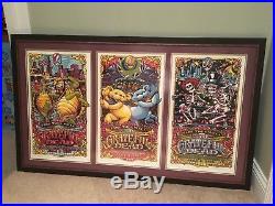 Fare thee well poster, a. J. Masthay official merch, 3 night run, framed