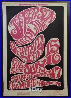 Fillmore Poster BG 17-OP-1 1st Print Grateful Dead Jefferson Airplane