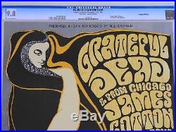 Fillmore Poster BG 38-OP-2 CGC Grade 9.8 Grateful Dead Signed by Wes Wilson