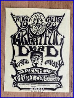 Fillmore Poster era Grateful Dead handbill