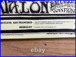 Fillmore Poster era Grateful Dead handbill