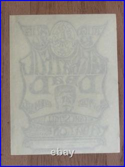 Fillmore Poster era Grateful Dead handbill
