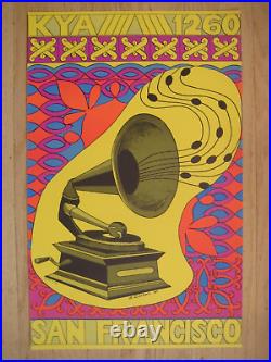 Fillmore poster era 1968 Ruth Garbell KYA Radio 1967