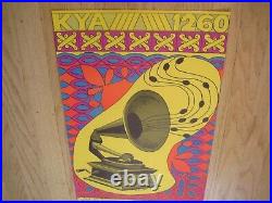 Fillmore poster era 1968 Ruth Garbell KYA Radio 1967