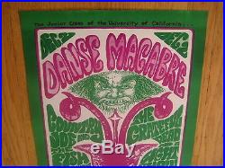 Fillmore poster era Grateful Dead 1966 Ruth Garbell Dance Macabre