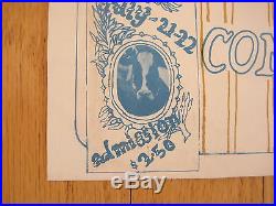 Fillmore poster era Grateful Dead Continental Ballroom 1967 Sons of Champlin
