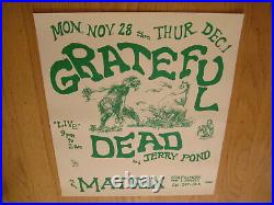 Fillmore poster era Grateful Dead. Matrix 1966