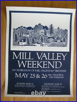 Fillmore poster era Mill Valley Weekend Tom Killion 1980