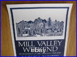 Fillmore poster era Mill Valley Weekend Tom Killion 1980