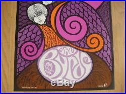 Fillmore poster era The Byrds San Jose Civic Aud. 1967