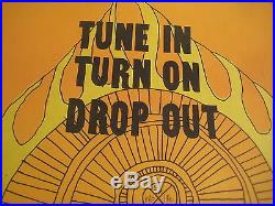 Fillmore poster era Tune In Turn On Drop Out Om