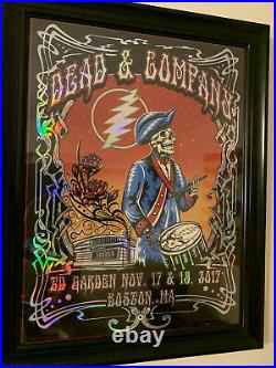 Framed Dead & Company Boston 2017 Poster