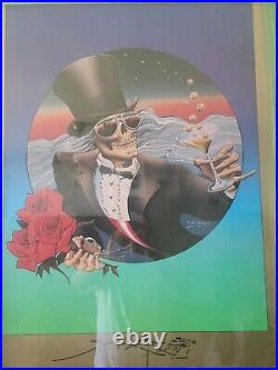 Framed and Signed One More Saturday Night Poster Stanley Mouse DeadCo L@@K