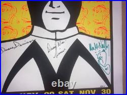 Frank Kozik THE JESUS LIZARD AUTOGRAPHED SILKSCREENED LIMITED POSTER