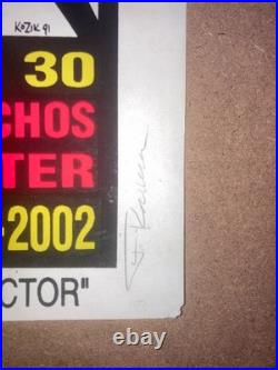 Frank Kozik THE JESUS LIZARD AUTOGRAPHED SILKSCREENED LIMITED POSTER
