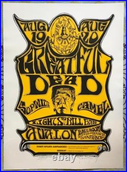 Frankenstein Greatful Dead Poster 2008 Avalon Ballroom with COA