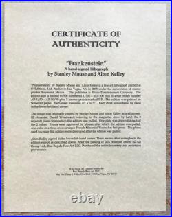 Frankenstein Greatful Dead Poster 2008 Avalon Ballroom with COA