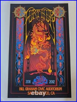 Furthur 2012 NYE Poster Biffle San Francisco Grateful Dead #465/600 Dragon