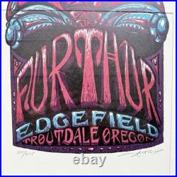Furthur Edgefield OR 3 Panel Poster Set Signed & Numbered by AJ Masthay (2012)