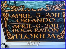 Furthur Grateful Dead 2011 FL Poster Orlando Boca Ltd Ed 104/450 Everett