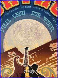 Furthur Grateful Dead & Co Red Rocks 2010 Rare Hand Numbered 1st Ed. Poster