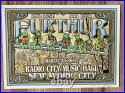 Furthur Grateful Dead Nyc 2011 Radio City Original Silkscreen Concert Poster