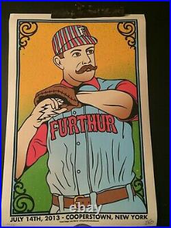 Furthur (Grateful Dead) Poster, Cooperstown, NY, 7/14/13, Signed 242/250 WW, OOP