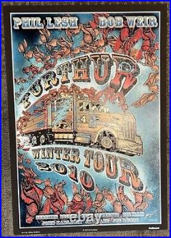 Furthur Grateful Dead Winter Tour 2010 Orig Silkscreen Concert Poster Dubois