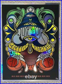 Furthur Port Chester Ny 2013 Original Foil Concert Poster Grateful Dead