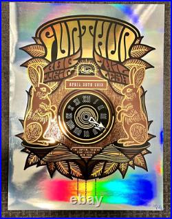 Furthur Port Chester Ny 2013 Original Foil Concert Poster Grateful Dead 420