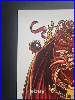 Furthur Silkscreen Poster Terrapin Crossroads Artist Signed 2012, Grateful Dead