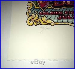 GD50 Grateful Dead Fare Thee Well Limited Edition Concert Poster by AJ Masthay