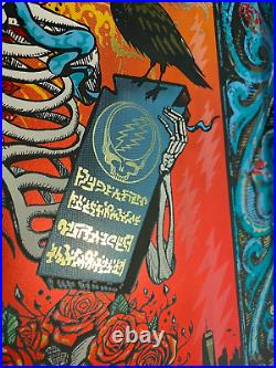 GOLD FOIL Dead and Company Citi Field New York NYC 2023 AP Poster ARTIST SIGNED